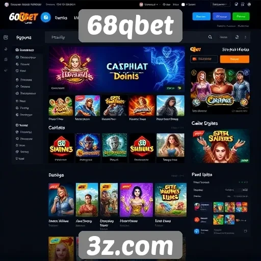 Interface e experiência do usuário no site 68qbet